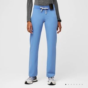Figs medium cell blue scrub pants